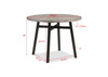 Mathis - Counter Height Table - Black / Gray