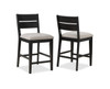 Mathis - Counter Height Chair (Set of 2) - Black