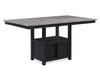 Buford - Counter Height Table - Charcoal / Light Gray