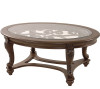 BOURGES Oval 48" Wide Coffee Table