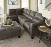 VUHL Dark Gray 117" Wide Sectional