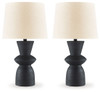 Scarbot - Paper Table Lamp (Set of 2) - Distressed Black