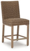 Walton Bridge - Barstool (Set of 2) - Driftwood