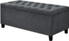 EDDY Gray Storage Bench