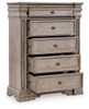 Blairhurst - Five Drawer Chest - Light Grayish Brown