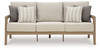 Hallow Creek - Sofa With Cushion - Driftwood