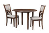 Gia - Dining Drop Leaf Table With 2 Chairs - Cherry