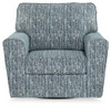 Aterburm - Swivel Accent Chair - Twilight