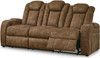 OCTAVO Brown Power Reclining Sofa & Loveseat
