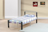 GERHARD Black & Silver Bed