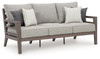 Hillside Barn - Gray / Brown - Sofa With Cushion