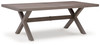 Hillside Barn - Brown - Rectangular Dining Table W/Umb Opt