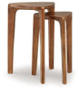 Brynnleigh - Accent Table Set (Set of 2) - Medium Brown