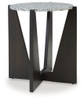 Tellrich - Accent Table - Black / White