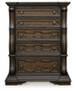 Maylee - Five Drawer Chest - Dark Brown