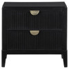 Brookmead - 2-Drawer Nightstand - Black