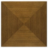 Westerly - Square Wood End Table With Diamond Parquet - Walnut