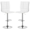 Ashbury - Slim Upholstered Adjustable Bar Stools (Set of 2)