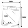 Carlton - Upholstered Rectangular Mirror