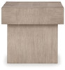 Jorlaina - Light Grayish Brown - Square End Table