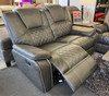 KEYWEST Gray 61" Wide Reclining Loveseat