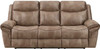 SNIDER Brown Reclining Sofa & Glider Loveseat