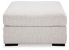 Koralynn - Oversized Accent Ottoman - Stone