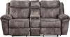 SNIDER Gray 78" Wide Glider Reclining Loveseat