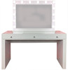 CELENE White 54" Wide LED Vanity Mirror & Desk