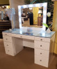 ESVETT Glossy White 57" Wide Vanity