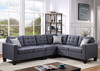 KAVALA Gray 107" Wide Reversible Sectional (RTA)