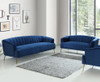 TULUM Blue Velvet Livingroom Set