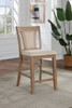 Upminster - Counter Height Chair (Set of 2) - Natural Tone / Beige