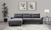 Caspian - Upholstered Curved Arms Sectional Sofa