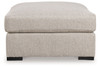 Ballyton - Oversized Accent Ottoman - Sand