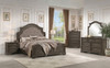 BRUNAI Antique Gray 7 Piece Bedroom Set