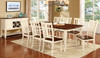 Dover - Dining Table With Leaf - Vintage White / Cherry