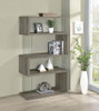 Emelle - 4-Shelf Bookcase With Glass Panels