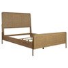 Arini - Bed With Woven Rattan Headboard