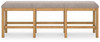 Havonplane - Brown - Xl Counter Height Upholstered Dining Bench