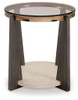 Frazwa - Round End Table - Multi