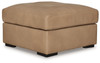 Bandon - Oversized Accent Ottoman - Toffee