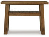 Mackifeld - Warm Brown - Sofa Table