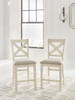 Robbinsdale - Upholstered Barstool (Set of 2) - Antique White
