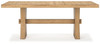 Galliden - Rectangular Dining Room Table - Light Brown