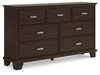 Covetown - Dresser - Dark Brown