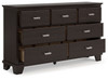 Covetown - Dresser - Dark Brown