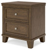 Shawbeck - Medium Brown - Two Drawer Night Stand