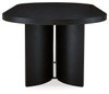 Rowanbeck - Black - Oval Dining Room Table