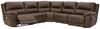 Dunleith - Chocolate - 5-Piece Power Reclining Sectional